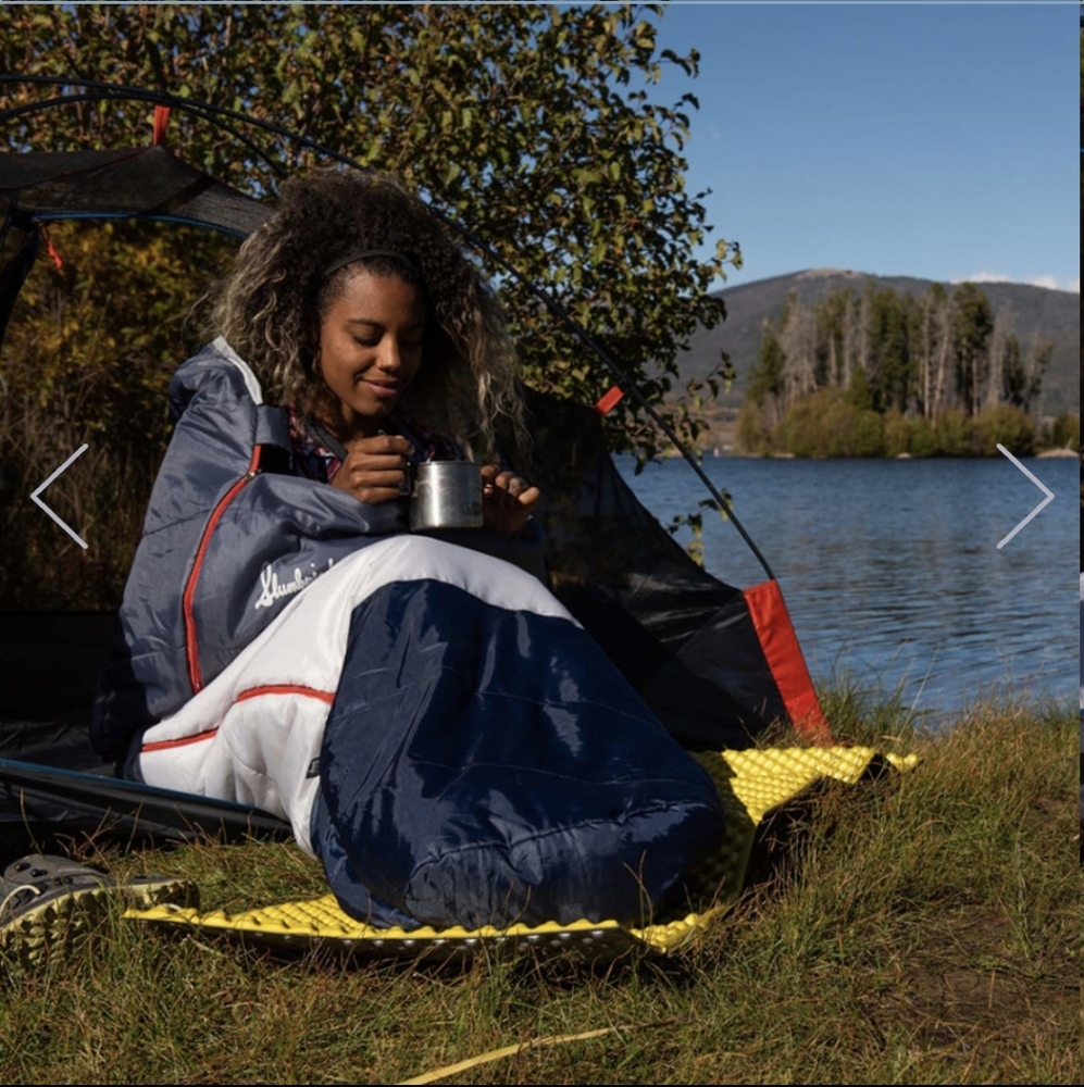 NWT The Sky Pond Mummy Sleeping Bag with Slumberloft by Slumberjack Blue